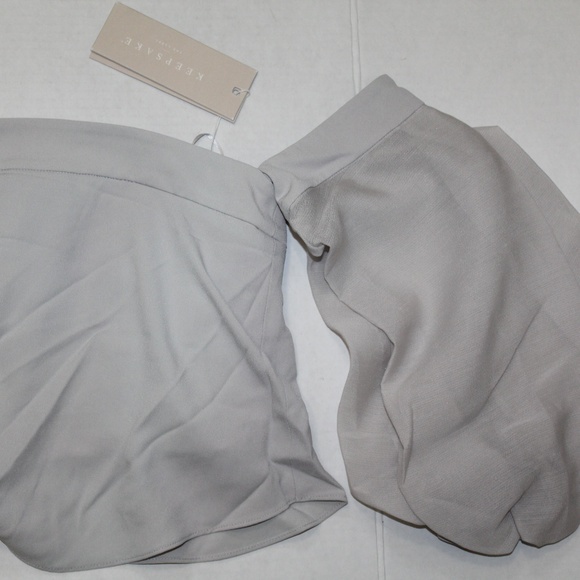 Keepsake Spectrum Off Shoulder Top Dove Grey - Picture 2 of 4